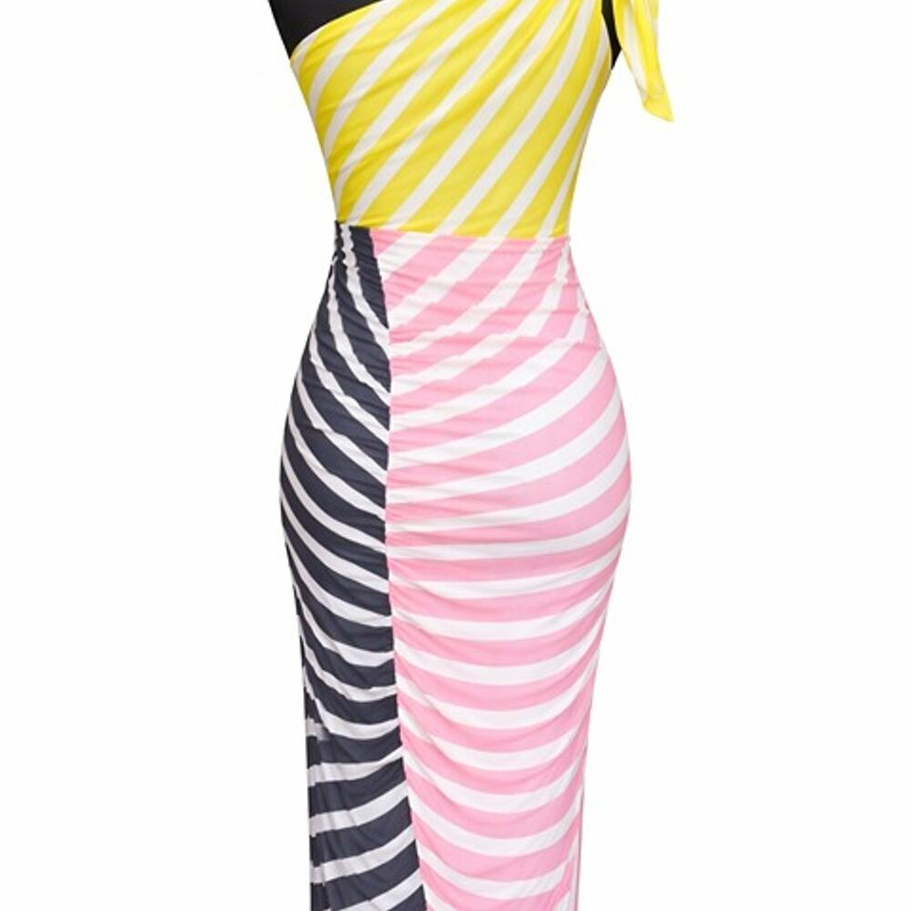 NWT STAUD colorful party dress - Picture 3 of 8